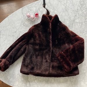 VINTAGE Faux Fur Coat